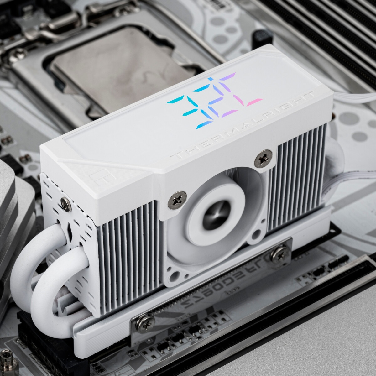 Радиатор для M.2 SSD Thermalright 2280, 75x23х12 мм, серый (002189)