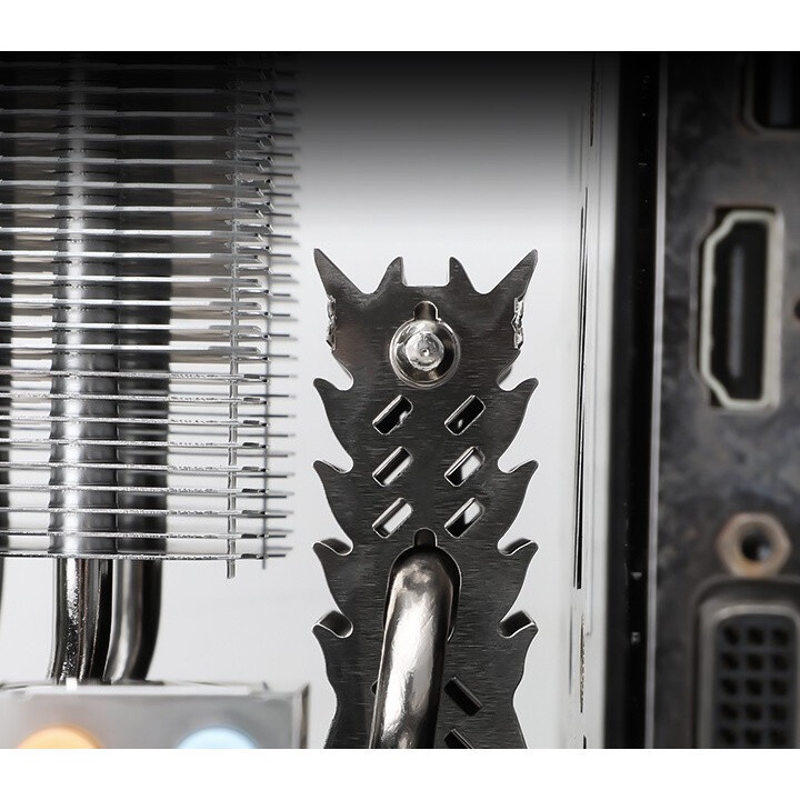Радиатор для M.2 SSD Thermalright 2280, 75x23х12 мм, серый (002189)