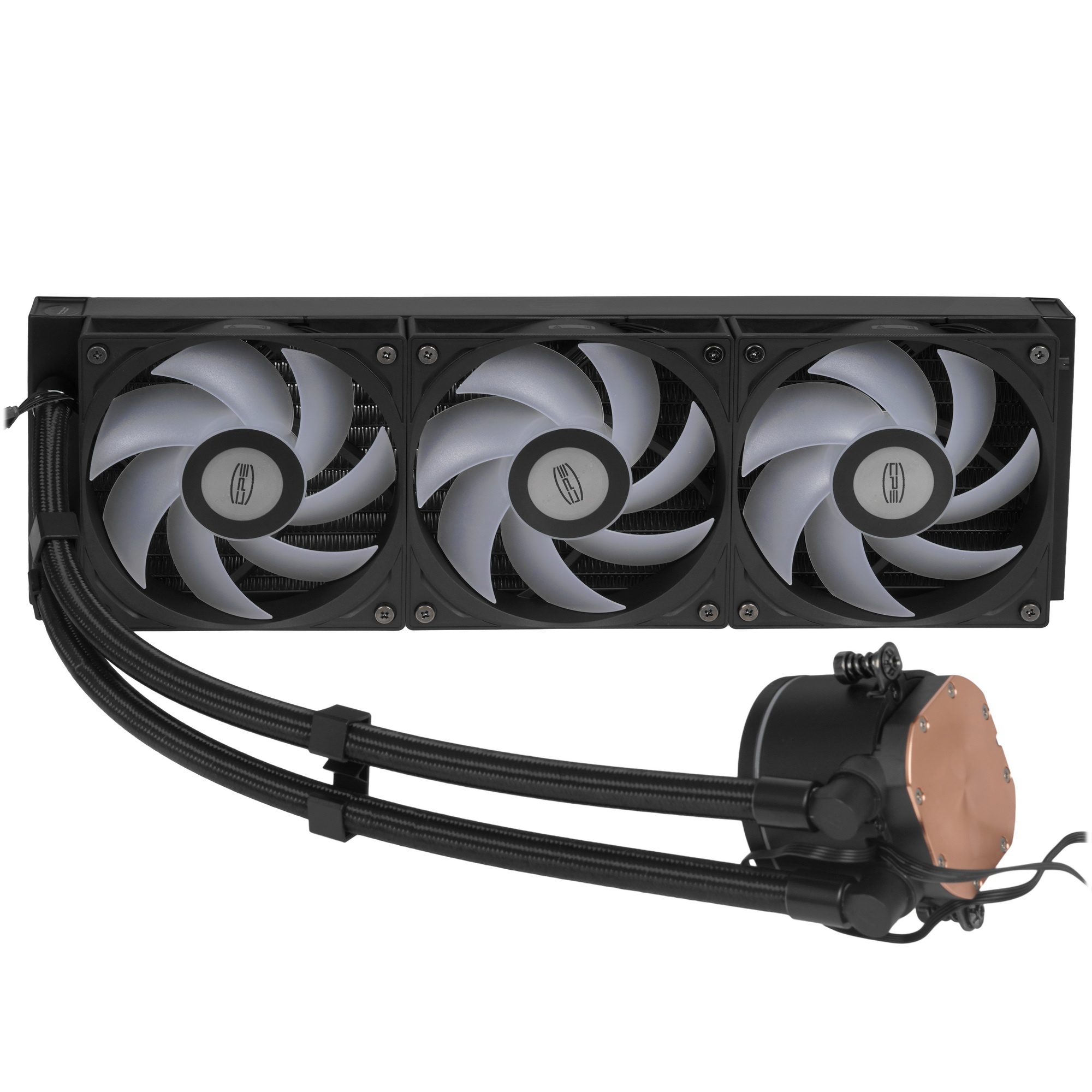 Система охлаждения PCCooler DA360 Pro ARGB Digital BK (300W, 360mm, LED temp., Black, ARGB/ Fans: 3x