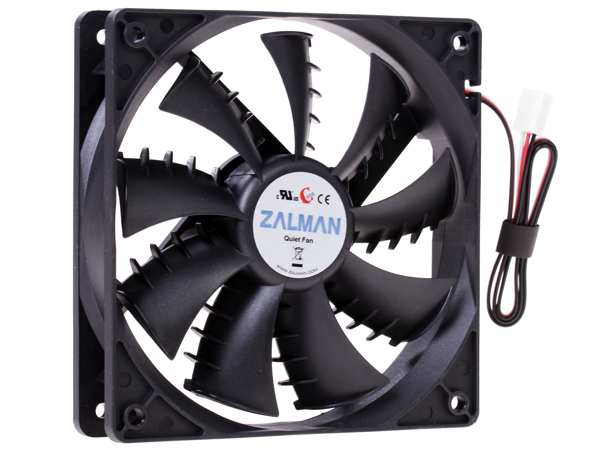 Вентилятор для корпуса Zalman ZM-F3 PLUS (SF) черный, 120 мм, 1200 об/мин, 23 дБ, 3 pin