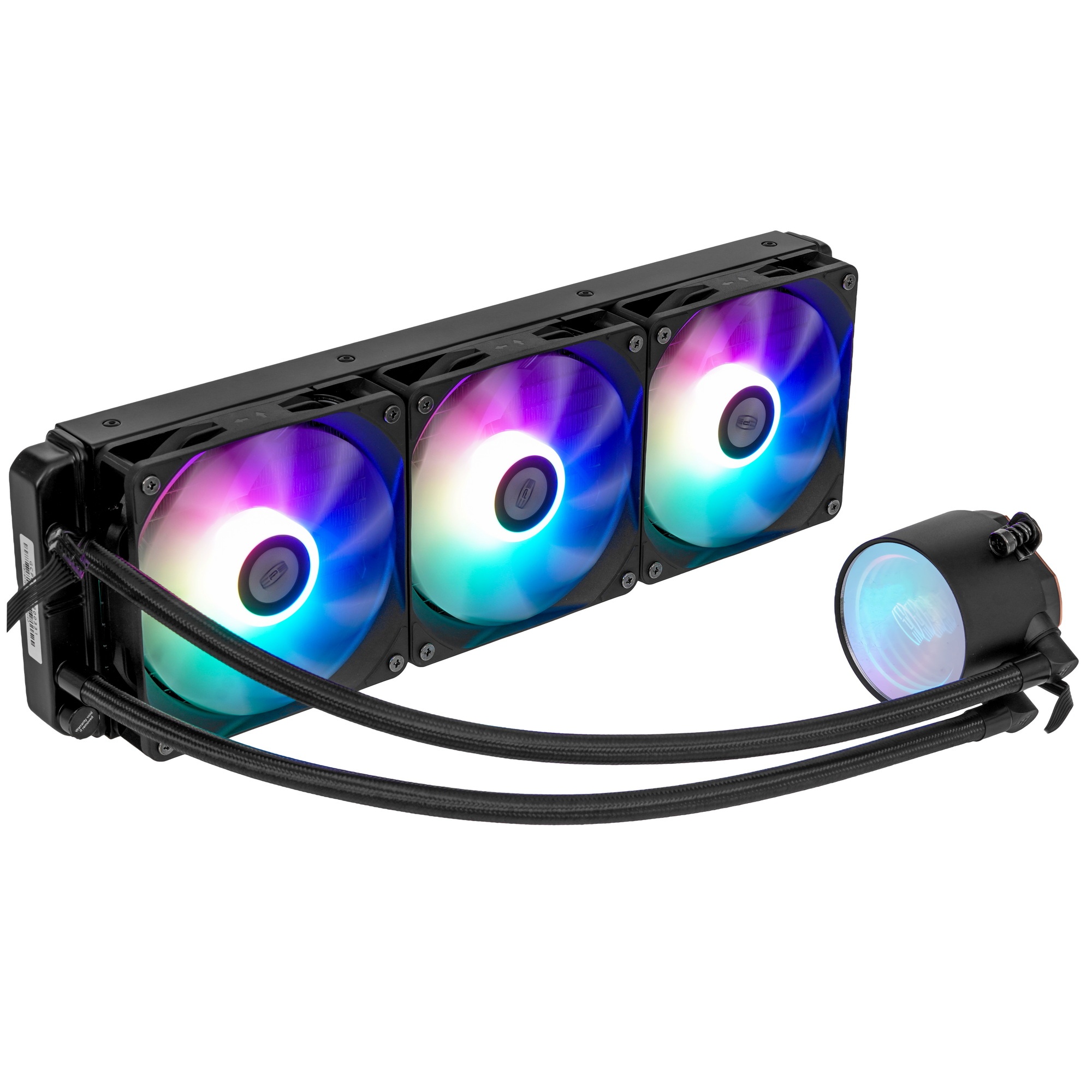 Система охлаждения/ PCCooler DA360 ARGB черный 120мм алюминий+медь 1800rpm 33.8db 4-pin 300W