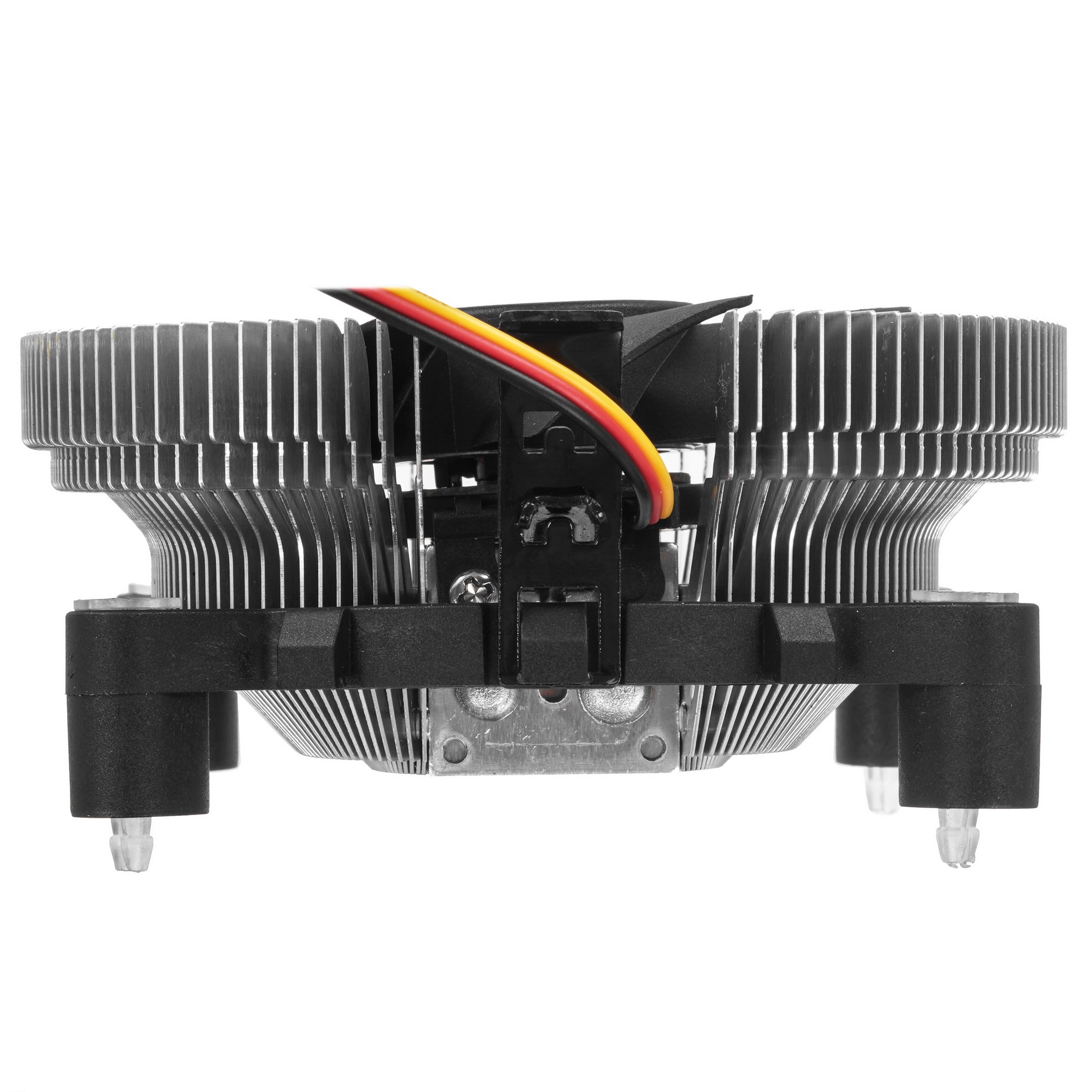 Кулер для процессора Crown CM-80 v2 серебристый/черный, 75 мм, алюминий, 2200 об/мин, 22 дБ, 3 pin,
