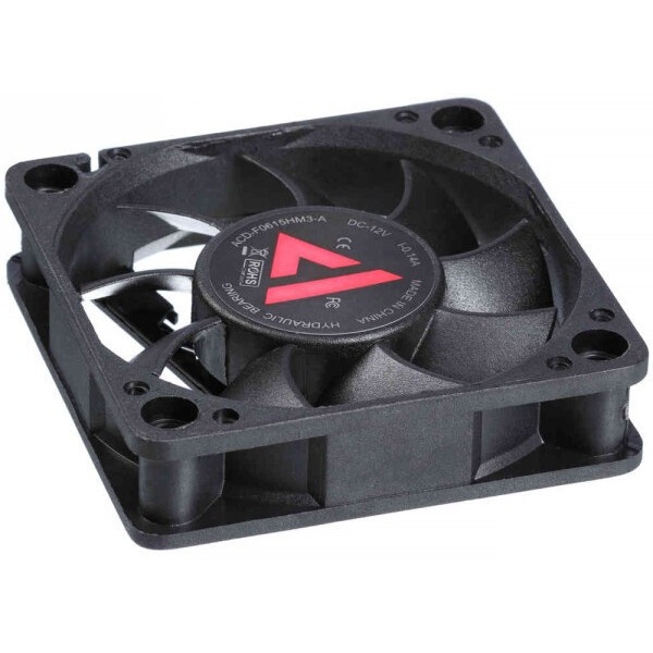 Вентилятор для корпуса ACD ACD-F0615HM3-A черный, 62 мм, 4000 об/мин, 25 дБ, 3 pin