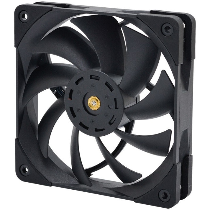 Вентилятор для корпуса Thermalright TL-D12B черный, 120 мм, 1500 об/мин, 25.2 дБ, 4 pin
