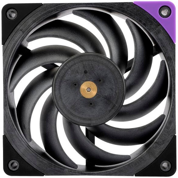 Вентилятор для корпуса Thermalright TL-D12B черный, 120 мм, 1500 об/мин, 25.2 дБ, 4 pin