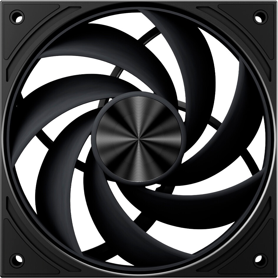 Вентилятор для корпуса Thermalright TL-D12B черный, 120 мм, 1500 об/мин, 25.2 дБ, 4 pin