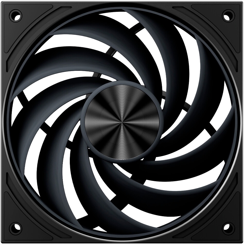 Вентилятор для корпуса Thermalright TL-D12B черный, 120 мм, 1500 об/мин, 25.2 дБ, 4 pin