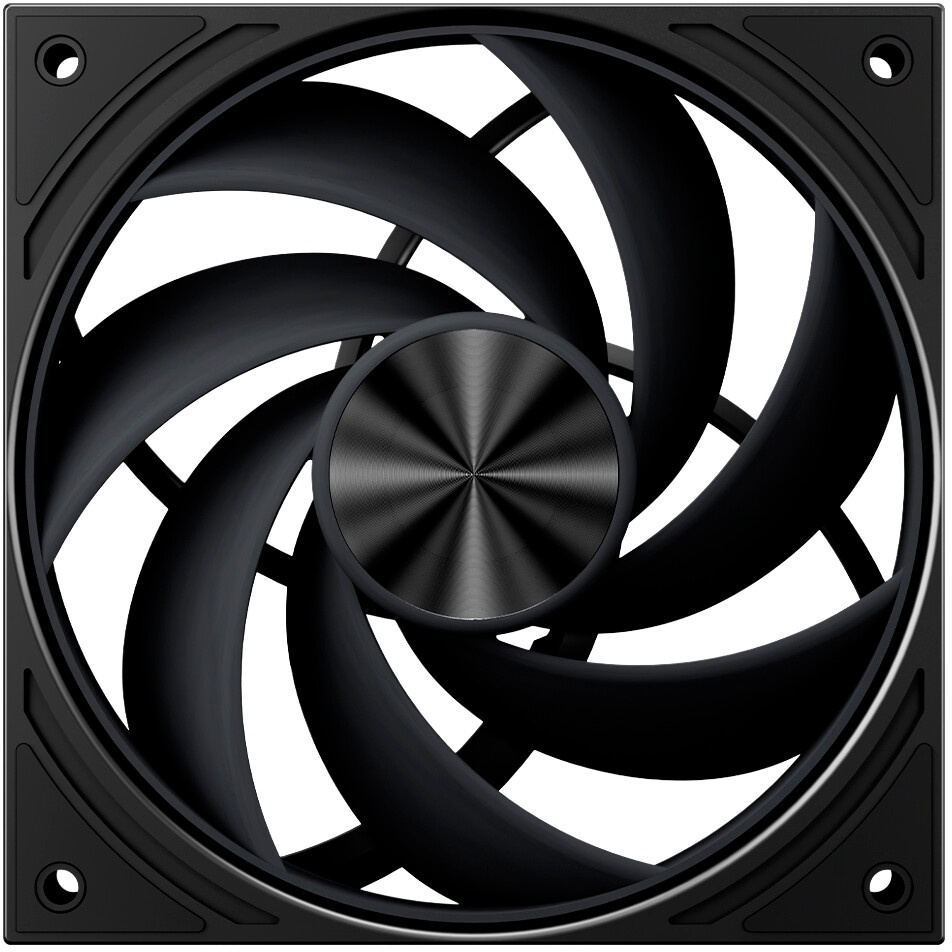 Вентилятор для корпуса Thermalright TL-D12B черный, 120 мм, 1500 об/мин, 25.2 дБ, 4 pin