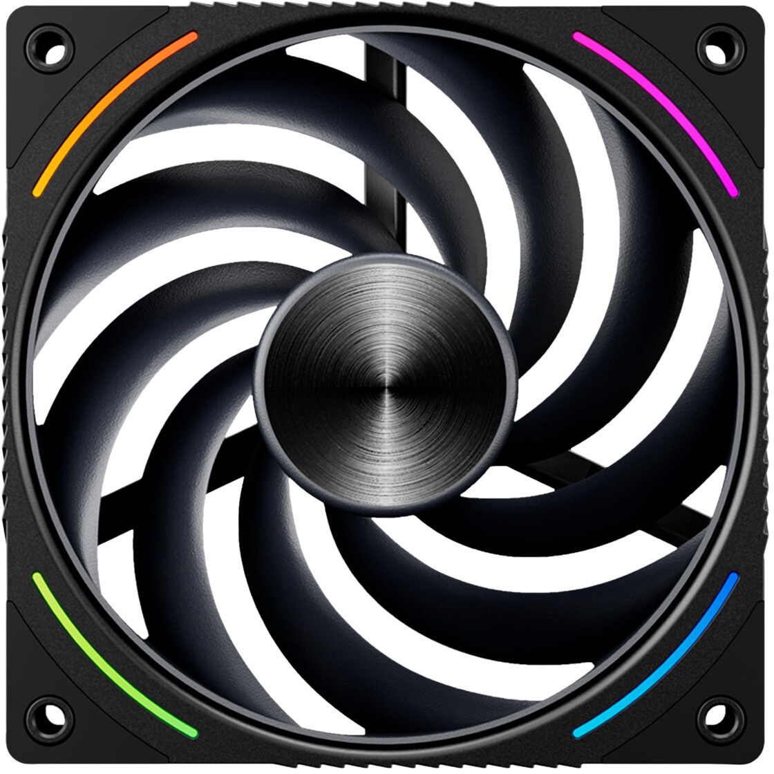 Вентилятор для корпуса Thermalright TL-D12B черный, 120 мм, 1500 об/мин, 25.2 дБ, 4 pin