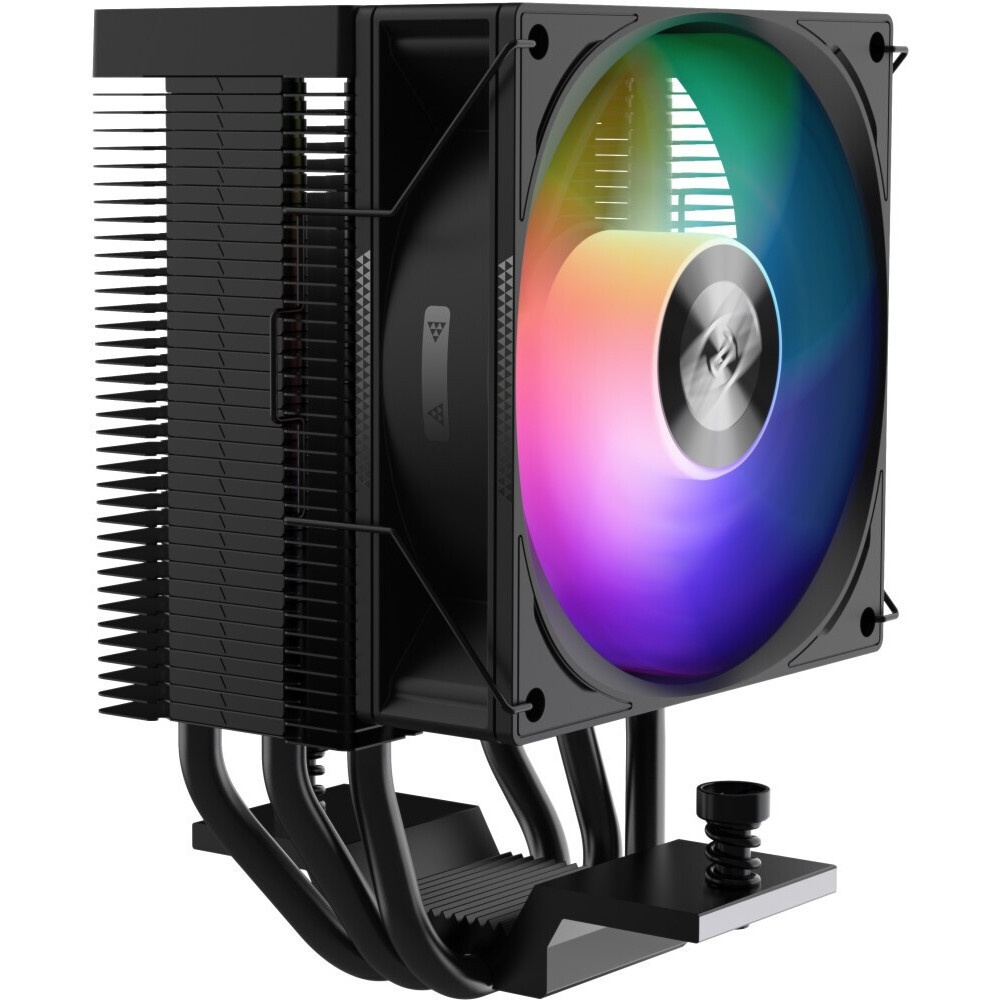 Кулер для процессора ExeGate Wizard EE91-PWM.RGB серебристый, 90 мм, алюминий, 2400 об/мин, 24 дБ, 4