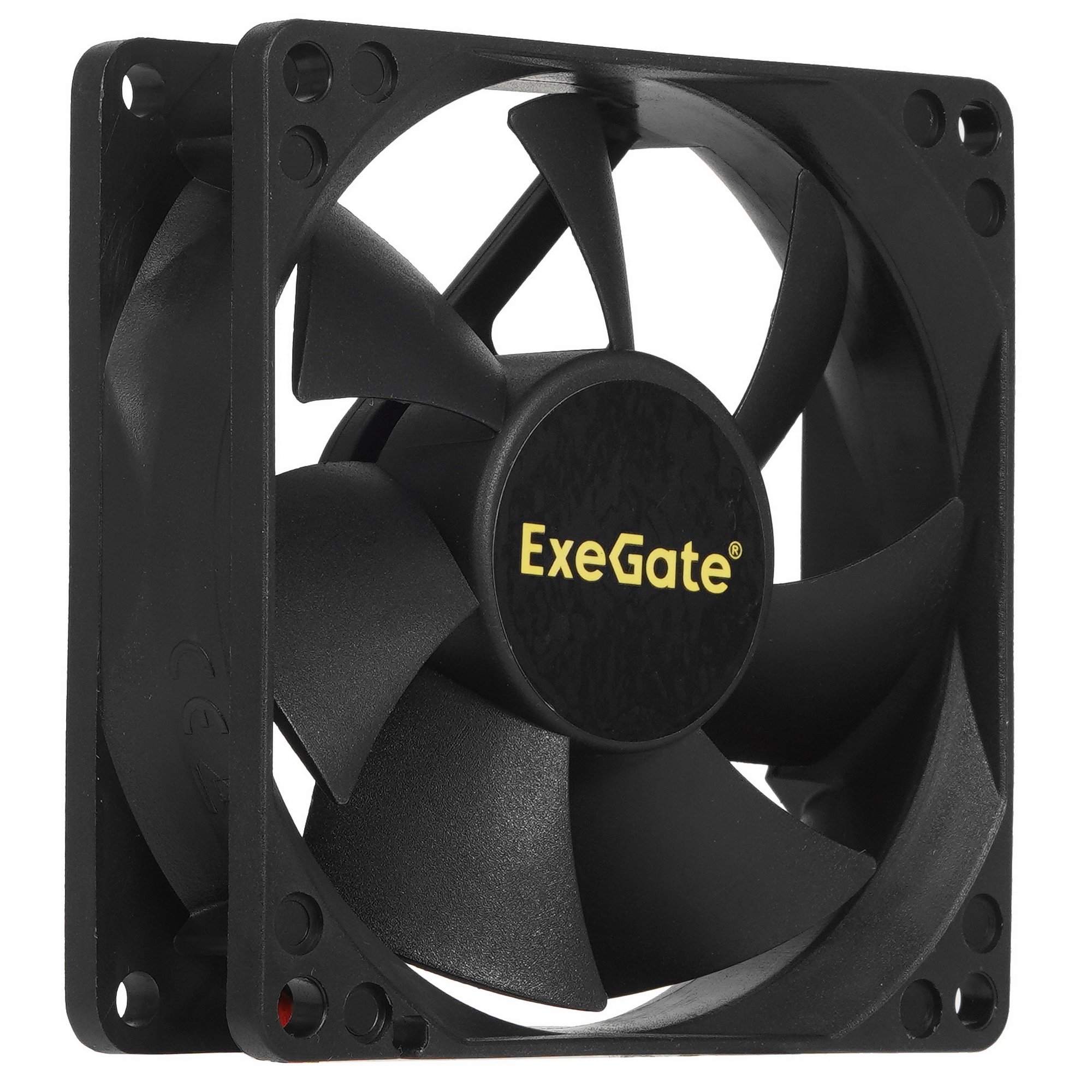 Вентилятор для корпуса ExeGate ExtraPower EP08025S3P черный, 80 мм, 2500 об/мин, 25.5 дБ, 3 pin