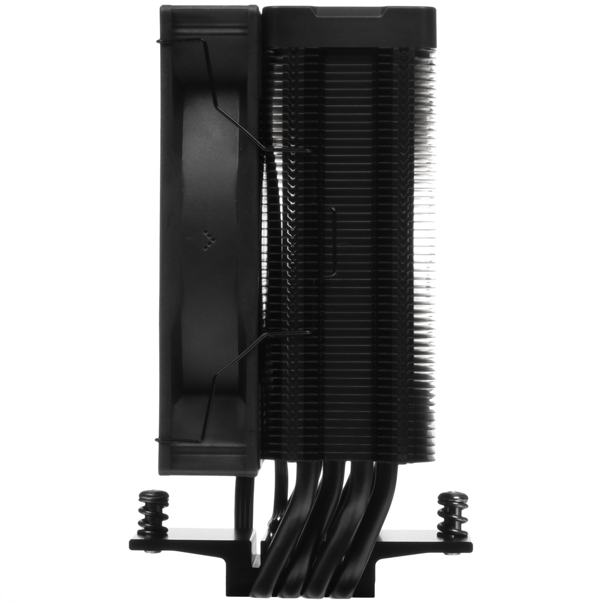 Кулер для процессора DEEPCOOL AG400 DIGITAL BK черный, 120 мм, алюминий/медь, 2100 об/мин, 31.6 дБ,