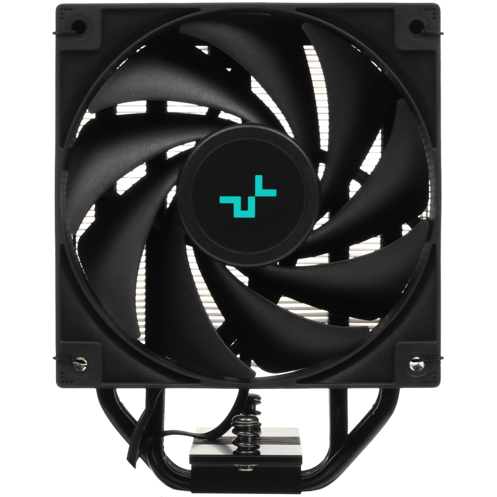 Кулер для процессора DEEPCOOL AG400 DIGITAL BK черный, 120 мм, алюминий/медь, 2100 об/мин, 31.6 дБ,