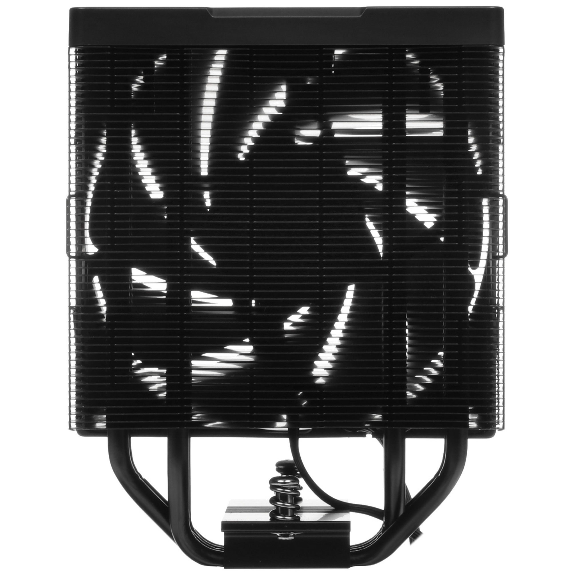 Кулер для процессора DEEPCOOL AG400 DIGITAL BK черный, 120 мм, алюминий/медь, 2100 об/мин, 31.6 дБ,