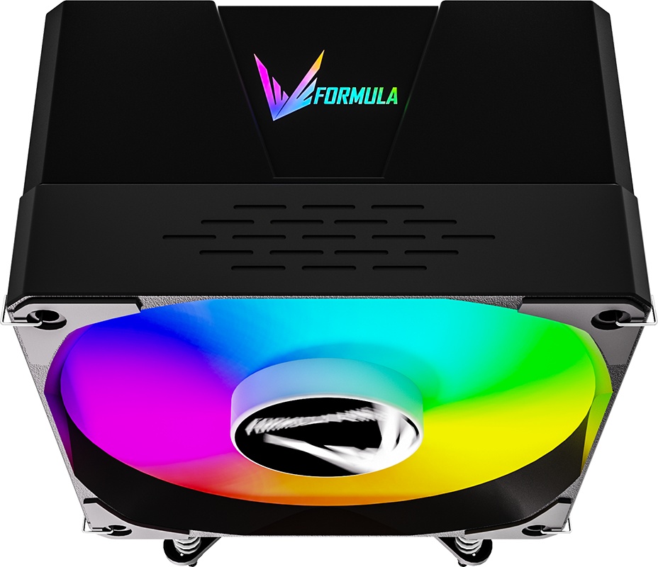 Кулер Aerocool / Formula Ice Burg EX ARPW 6P ARGB черный 120мм алюминий+медь 1600rpm 34db 4-pin 220W
