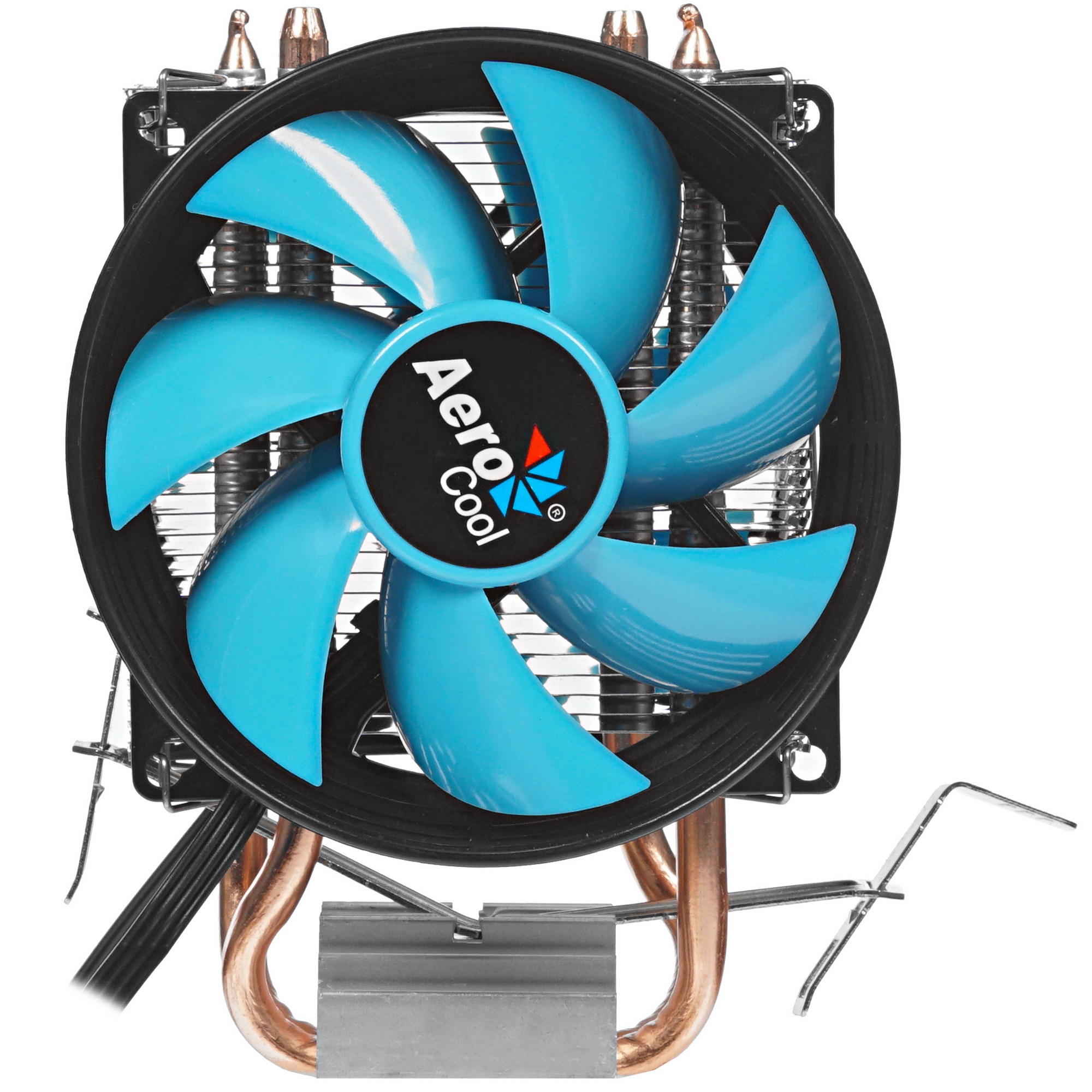 Кулер для процессора AeroCool / Formula Verkho 2 Dual серебристый, 90 мм, алюминий/медь, 2000 об/мин