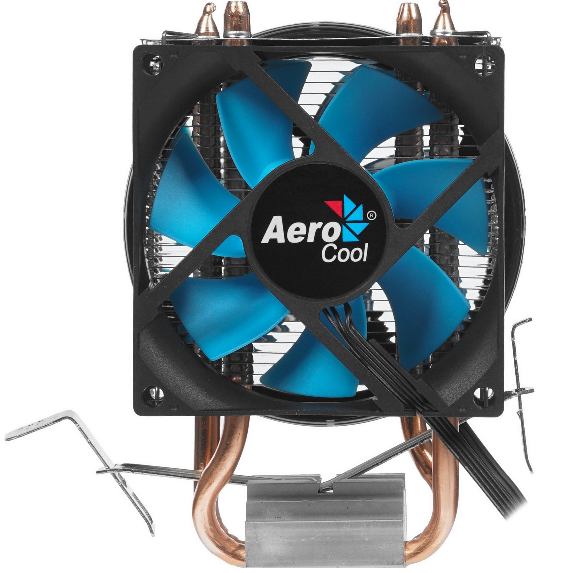 Кулер для процессора AeroCool / Formula Verkho 2 Dual серебристый, 90 мм, алюминий/медь, 2000 об/мин