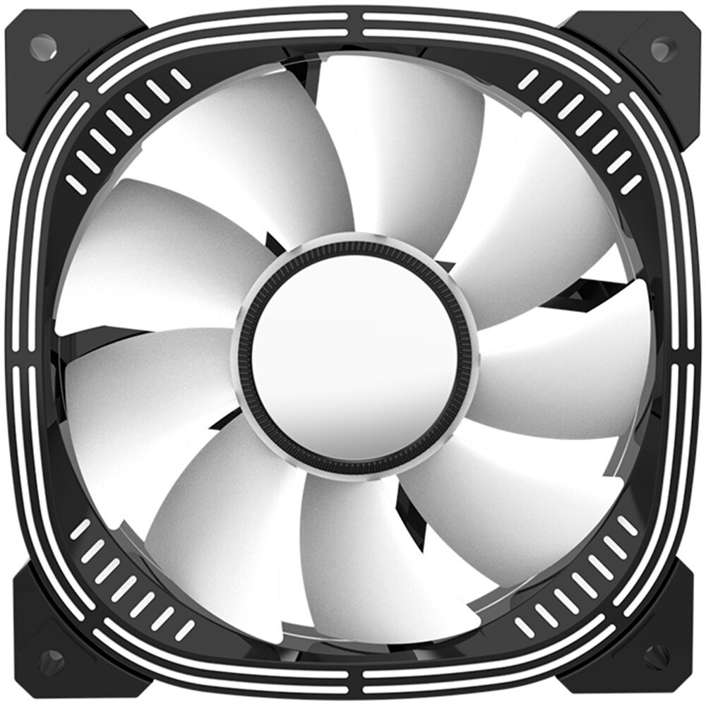 Вентилятор для корпуса Alseye S120-F черный, 120 мм, 1700 об/мин, 33.8 дБ, 4 pin