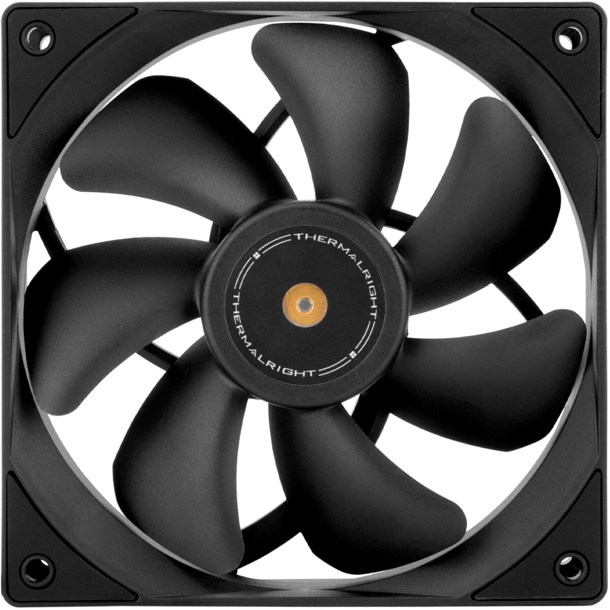 Вентилятор для корпуса Alseye S120-F черный, 120 мм, 1700 об/мин, 33.8 дБ, 4 pin