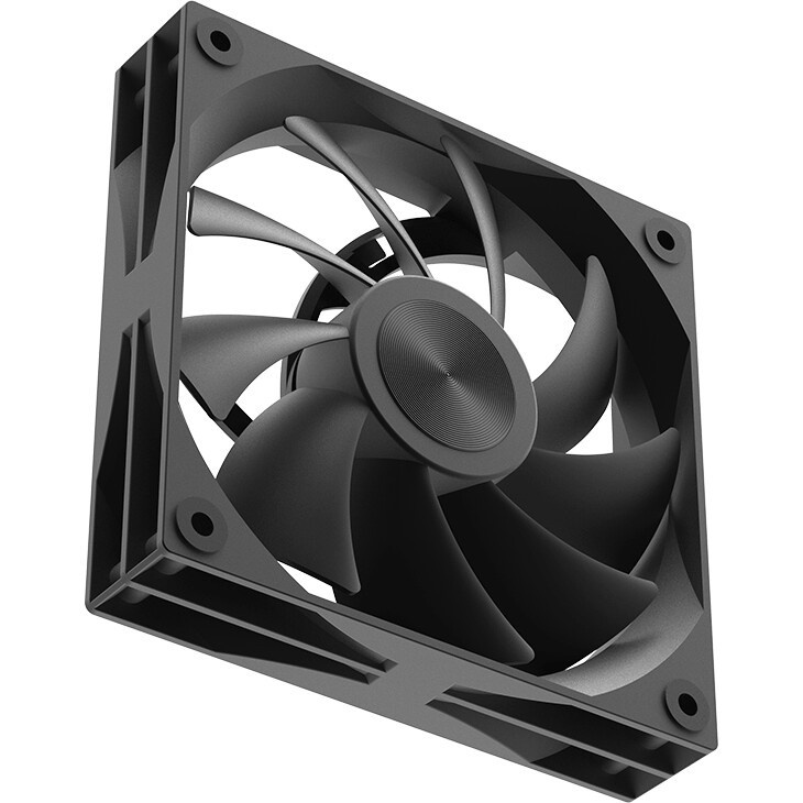 Вентилятор для корпуса Alseye S120-F черный, 120 мм, 1700 об/мин, 33.8 дБ, 4 pin