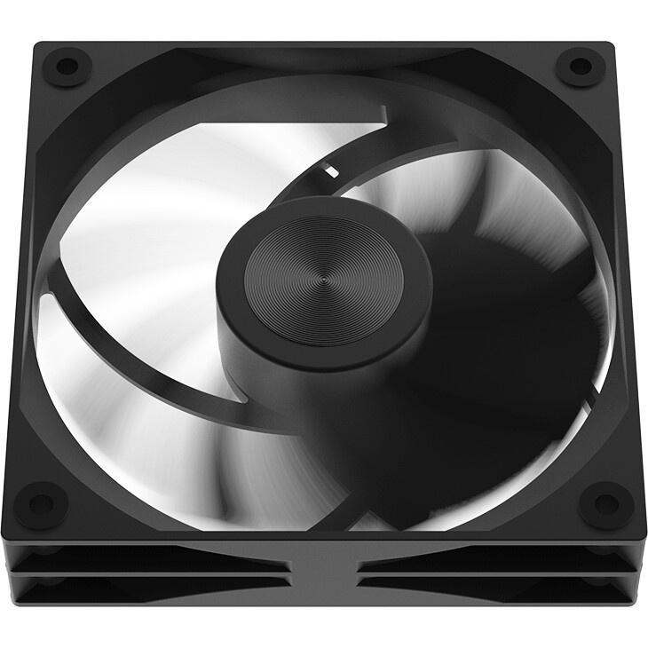 Вентилятор для корпуса Alseye S120-F черный, 120 мм, 1700 об/мин, 33.8 дБ, 4 pin