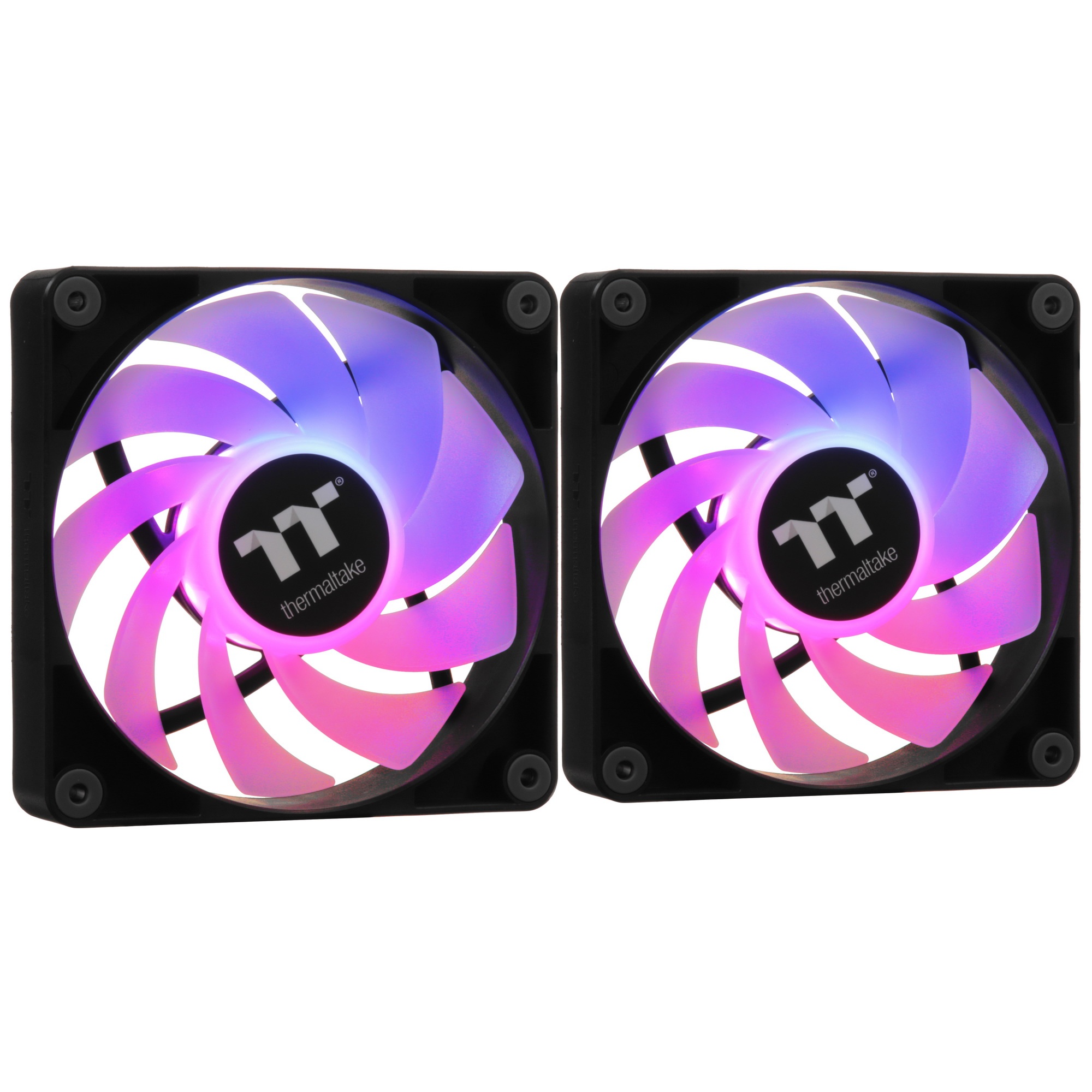 Вентилятор для корпуса Thermaltake CT120 Sync Reverse ARGB 120х120x25 черный 4-pin 31.2дБ (упак.:2шт
