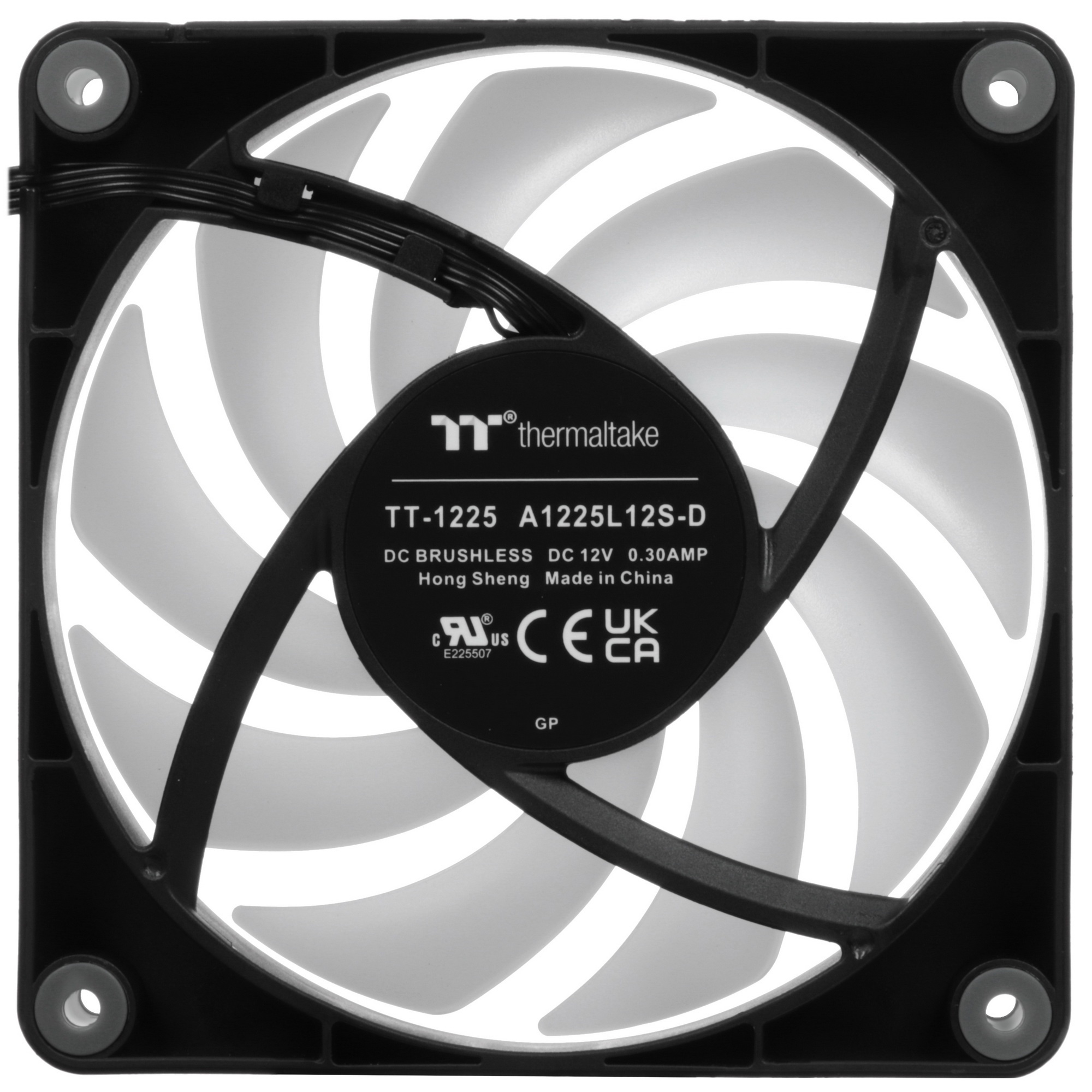 Вентилятор для корпуса Thermaltake CT120 Sync Reverse ARGB 120х120x25 черный 4-pin 31.2дБ (упак.:2шт