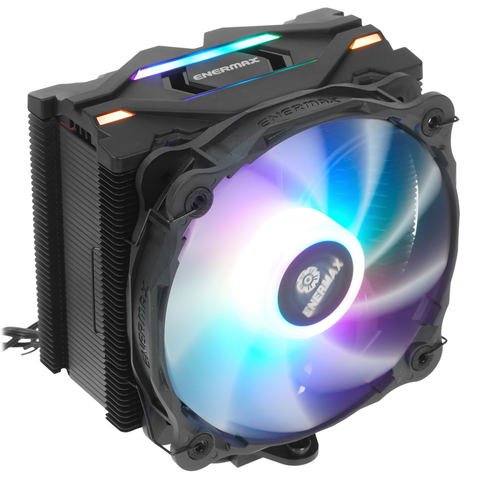 Кулер для процессора Enermax F40 ARGB Edition черный, 140 мм, алюминий/медь, 1200 об/мин, 23 дБ, 4 p