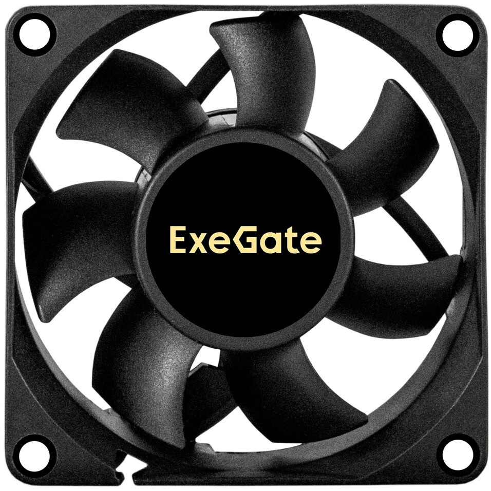 Вентилятор для корпуса ExeGate EX07015H3PM черный, 70 мм, 3000 об/мин, 26 дБ, 3 pin