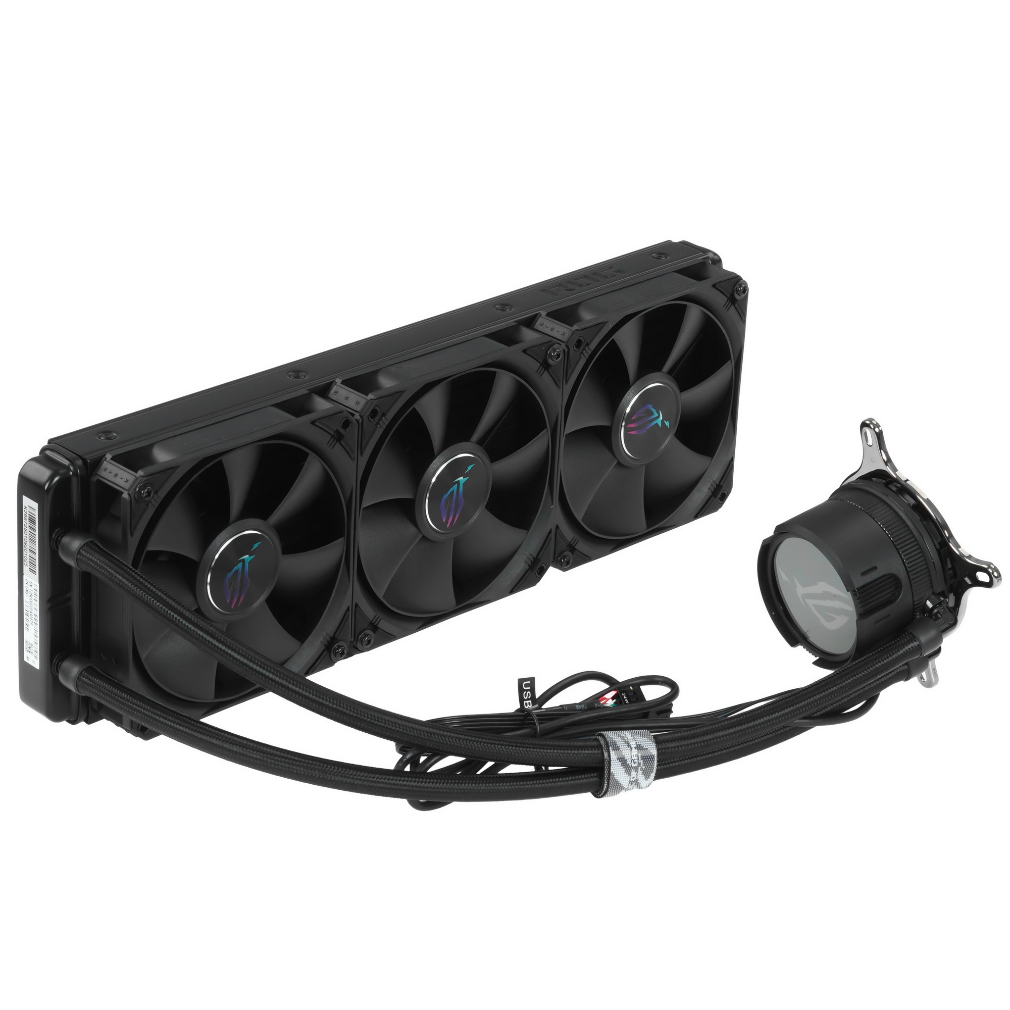 Жидкостная система охлаждения ASUS ROG STRIX LC III 360 ARGB 90RC00T1-M0UAY0 черный 120мм алюминий,