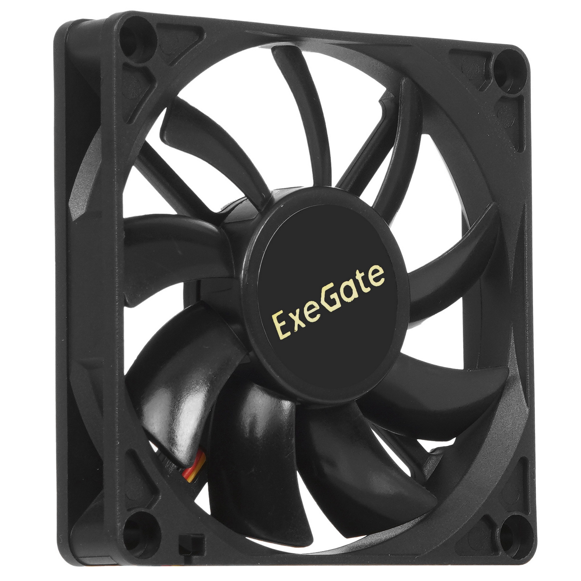 Вентилятор для корпуса ExeGate ExtraSilent ES08015B3P черный, 80 мм, 1700 об/мин, 17 дБ, 3 pin