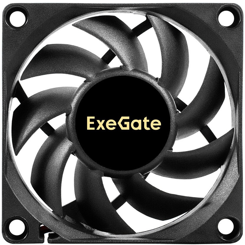 Вентилятор для корпуса ExeGate ExtraPower EP07025S3P черный, 70 мм, 4800 об/мин, 46.2 дБ, 3 pin
