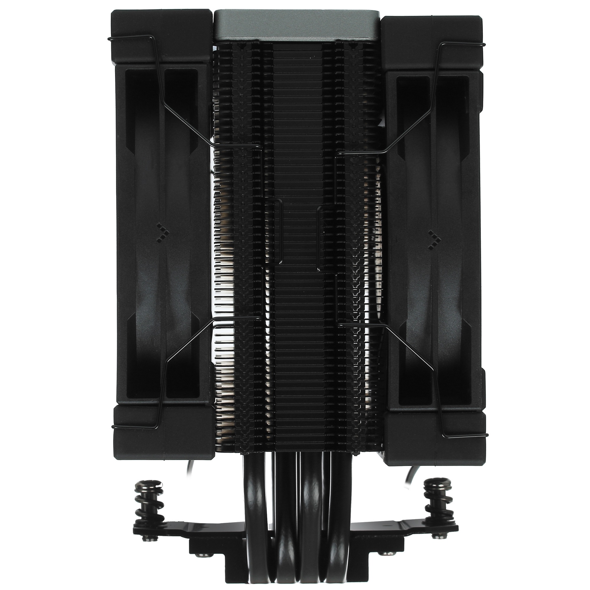 Кулер для процессора DEEPCOOL AK400 ZERO DARK PLUS черный, 120 мм, алюминий/медь, 1650 об/мин, 28 дБ