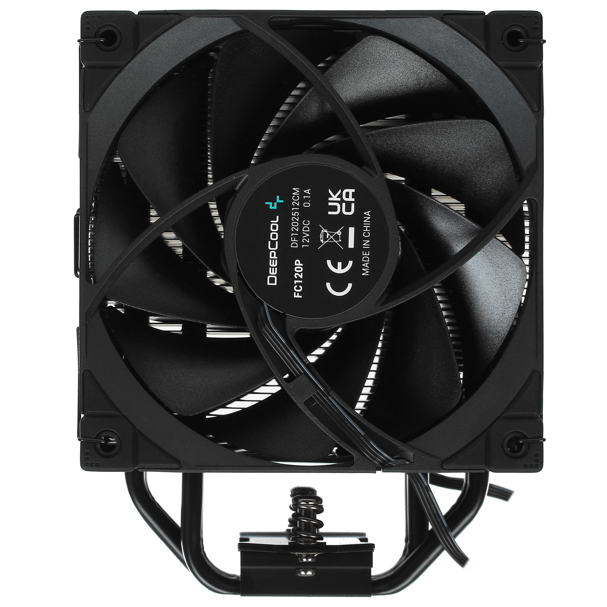 Кулер для процессора DEEPCOOL AK400 ZERO DARK PLUS черный, 120 мм, алюминий/медь, 1650 об/мин, 28 дБ