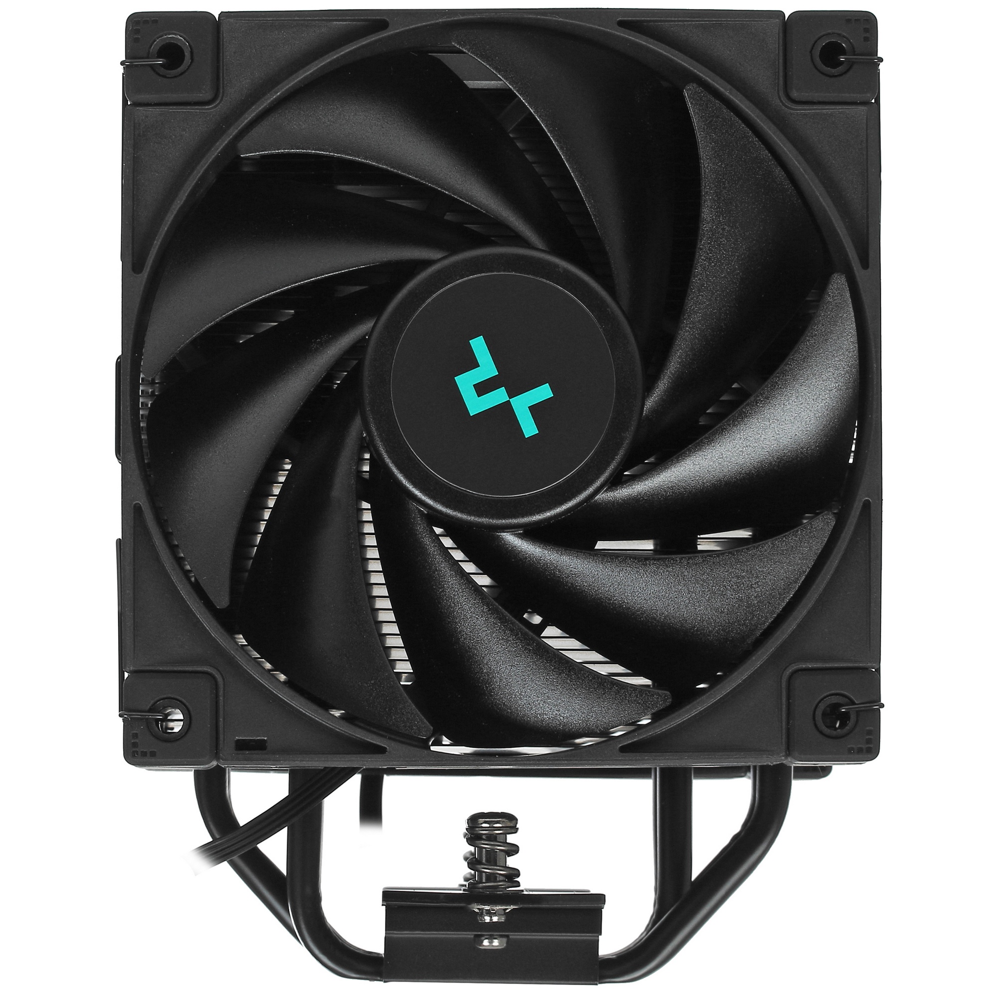 Кулер для процессора DEEPCOOL AK400 ZERO DARK PLUS черный, 120 мм, алюминий/медь, 1650 об/мин, 28 дБ