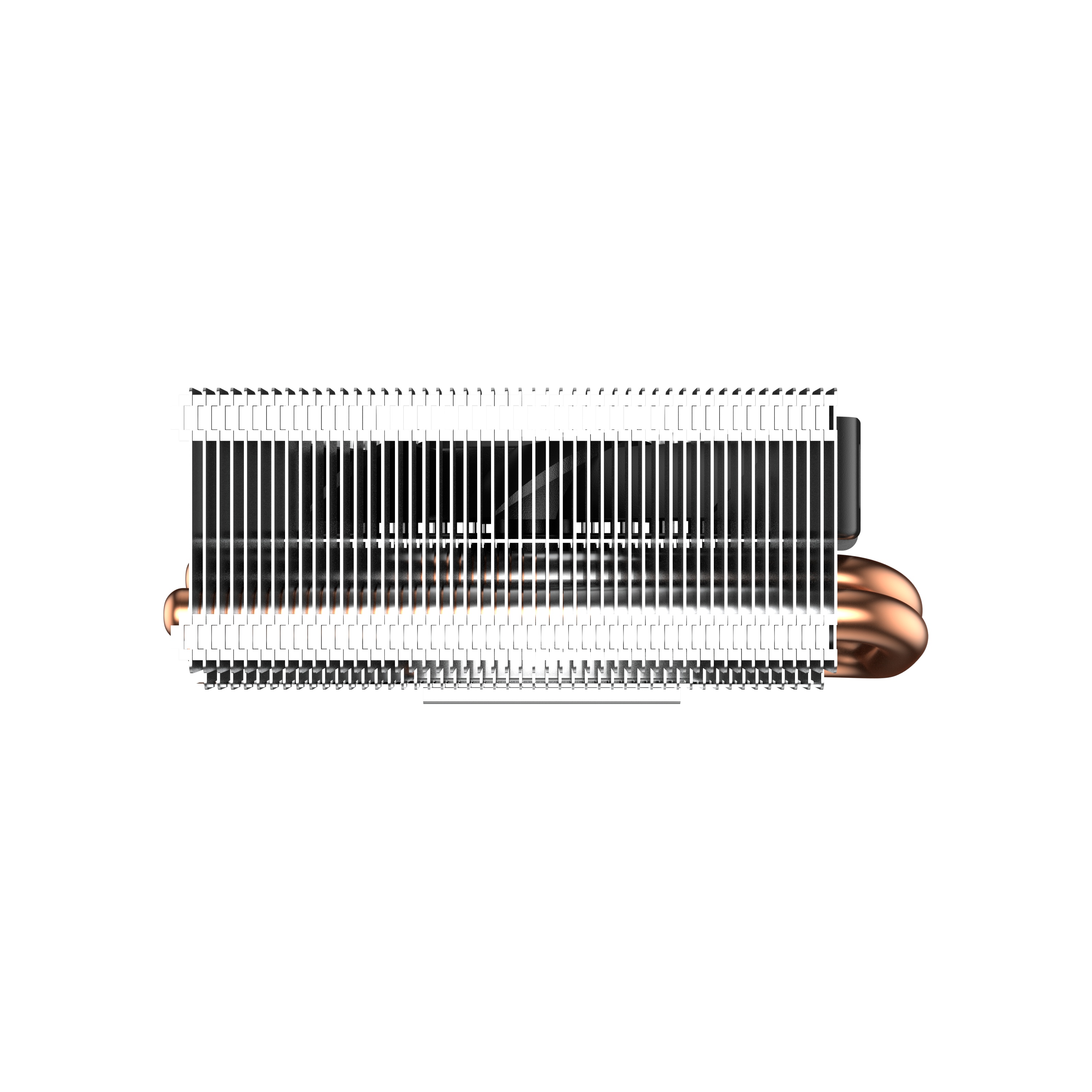 Кулер для процессора PCCooler S815I Low profile RC400-37 серебристый/черный 75мм алюминий+медь 4000r