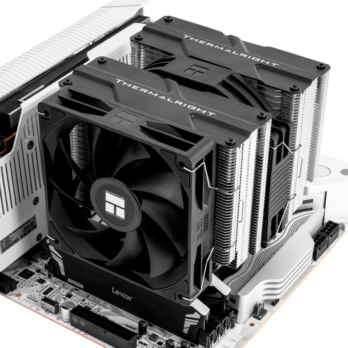 Устройство охлаждения(кулер) Thermalright TA140 EX, белый, Soc-AM5/AM4/1151/1200/2066/2011/1700 белы