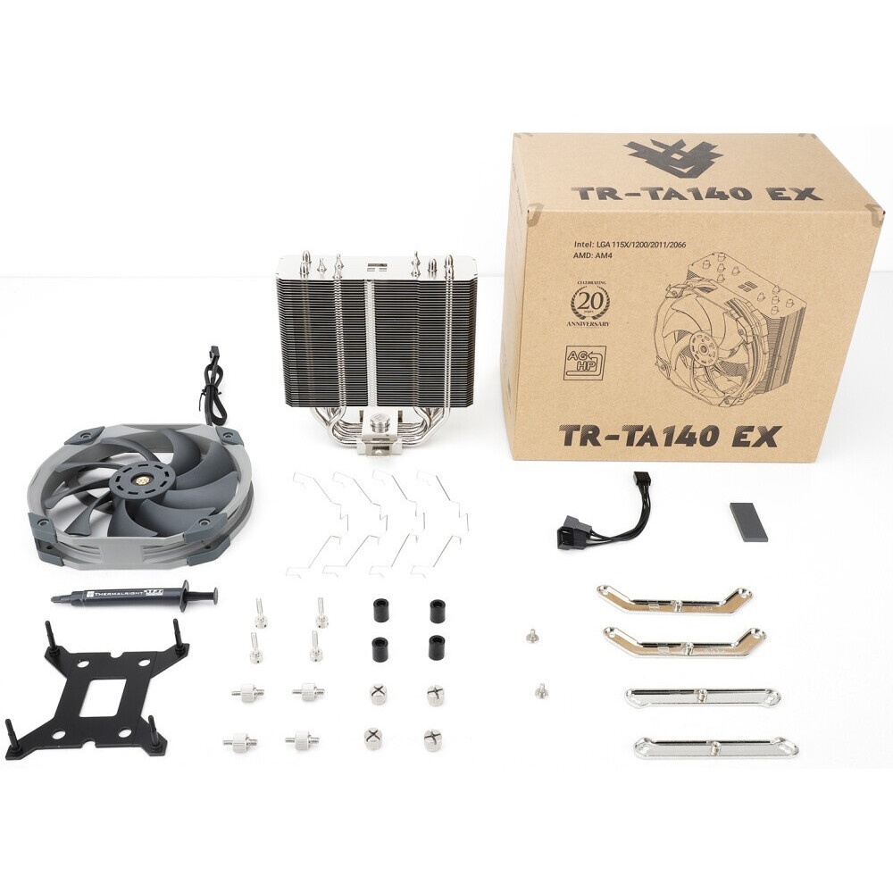 Устройство охлаждения(кулер) Thermalright TA140 EX, белый, Soc-AM5/AM4/1151/1200/2066/2011/1700 белы