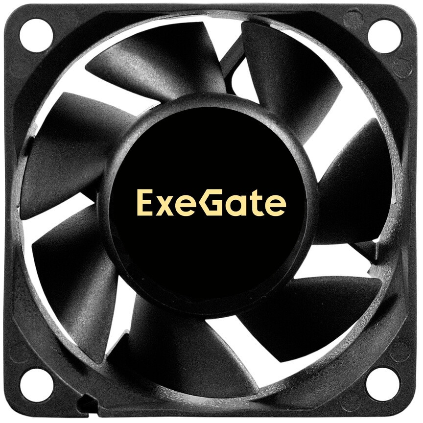 Вентилятор для корпуса ExeGate EX06025B3P черный, 60 мм, 3500 об/мин, 25 дБ, 3 pin