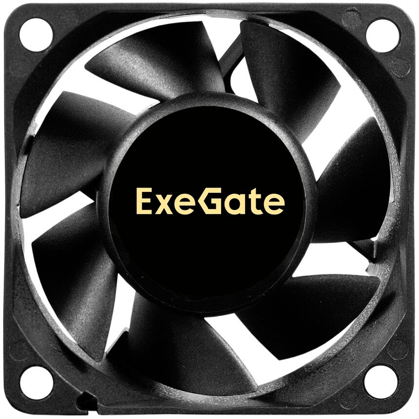 Вентилятор для корпуса ExeGate EX06025B3P черный, 60 мм, 3500 об/мин, 25 дБ, 3 pin
