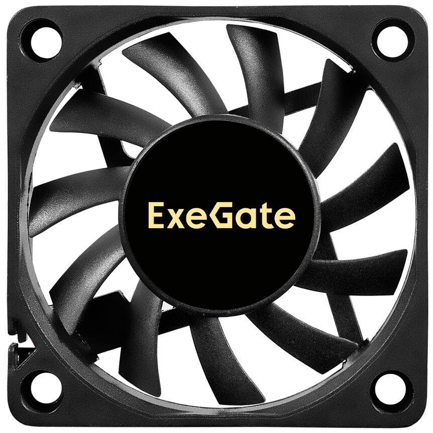 Вентилятор для корпуса ExeGate EX06025B3P черный, 60 мм, 3500 об/мин, 25 дБ, 3 pin