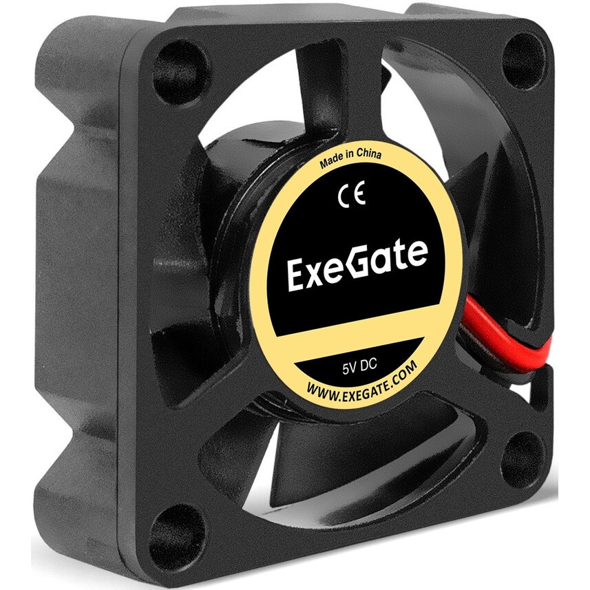 Вентилятор для корпуса ExeGate EX03010S2P-5 черный, 30 мм, 9000 об/мин, 25 дБ, 3 pin
