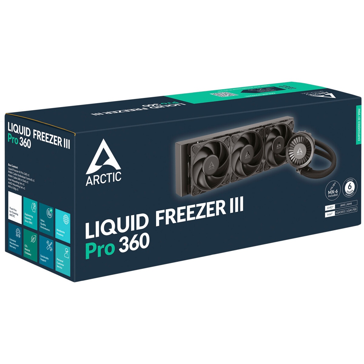 Жидкостная система охлаждения Arctic Cooling Liquid Freezer III Pro 360 Multi Compatible All-In-One
