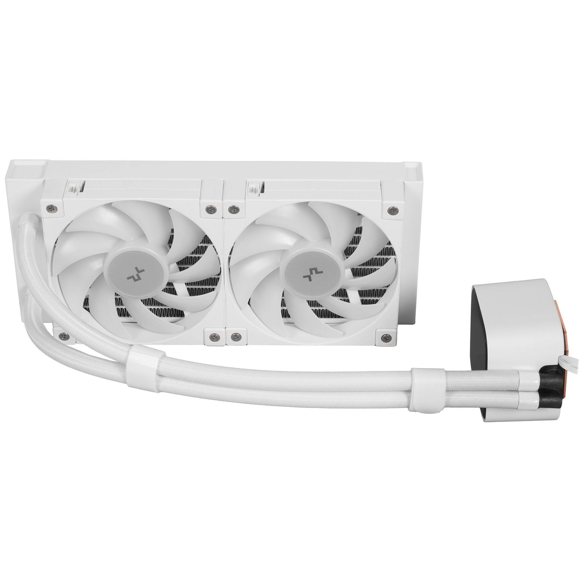 Система жидкостного охлаждения DEEPCOOL LD240 WH белый, 120 мм, алюминий/медь, 2400 об/мин, 38.71 дБ