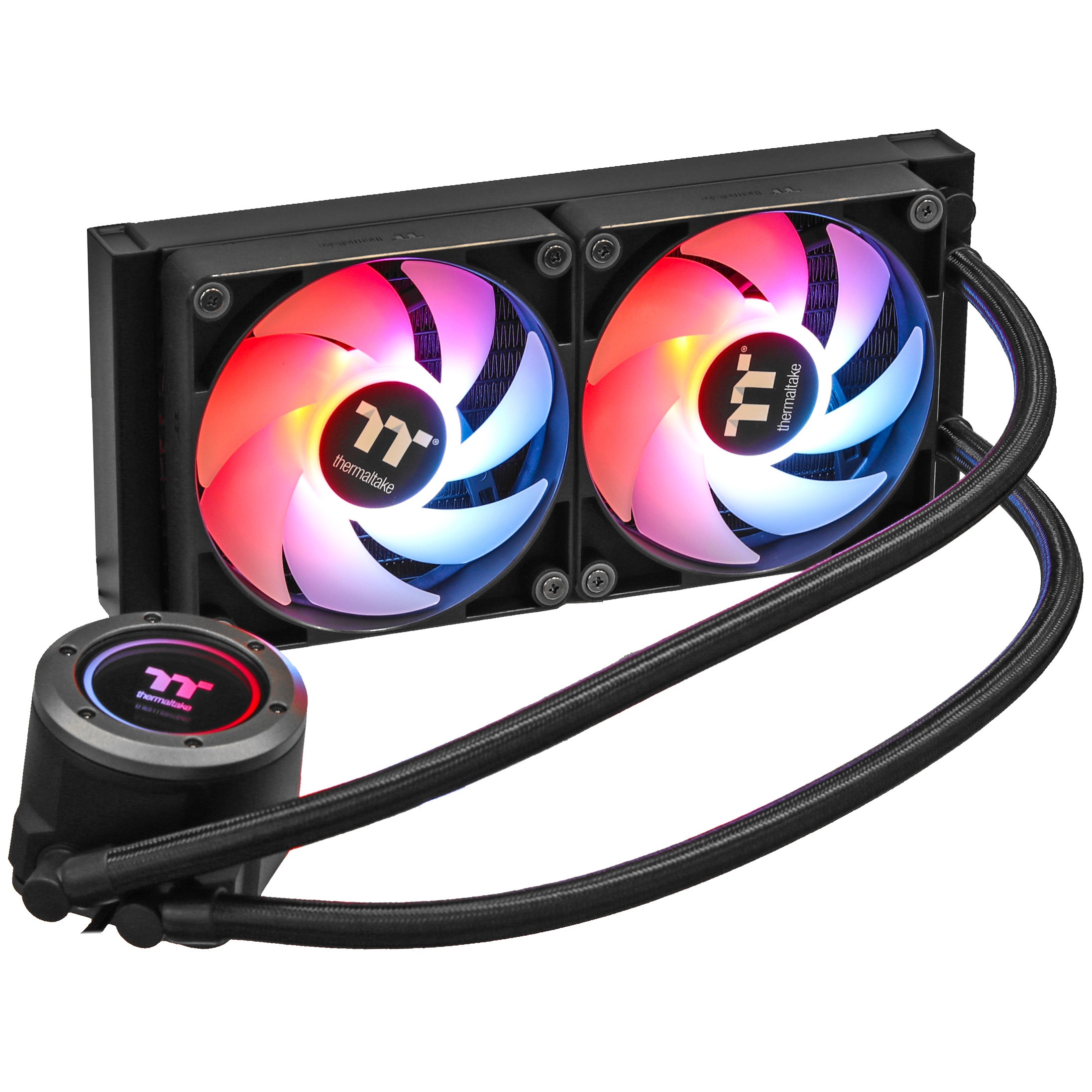 Система водяного охлаждения Thermaltake TH240 V2 ARGB Soc-AM5/AM4/1151/1200/1700 черный 4-pin 25.8dB