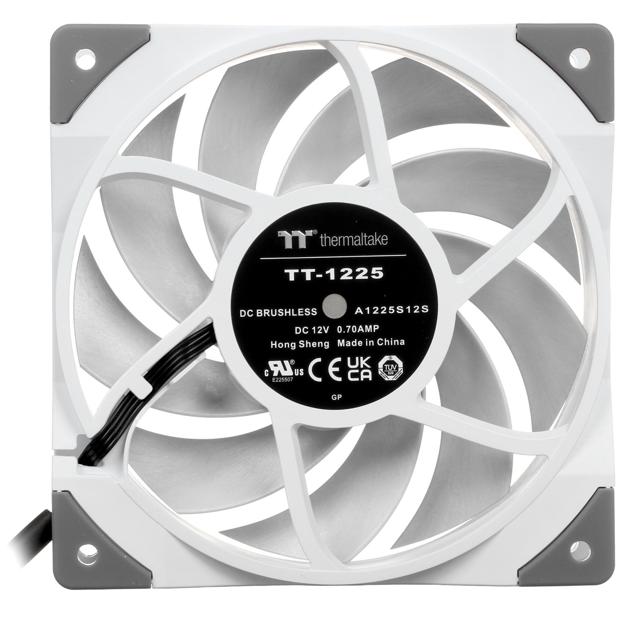 Вентилятор для корпуса Thermaltake TOUGHFAN 12 белый, 120 мм, 2000 об/мин, 22.3 дБ, 4 pin