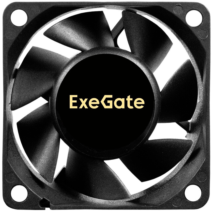Вентилятор для корпуса ExeGate EX06015B3P черный, 60 мм, 3500 об/мин, 24 дБ, 3 pin