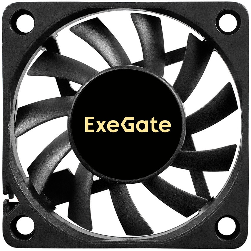 Вентилятор для корпуса ExeGate EX06015B3P черный, 60 мм, 3500 об/мин, 24 дБ, 3 pin
