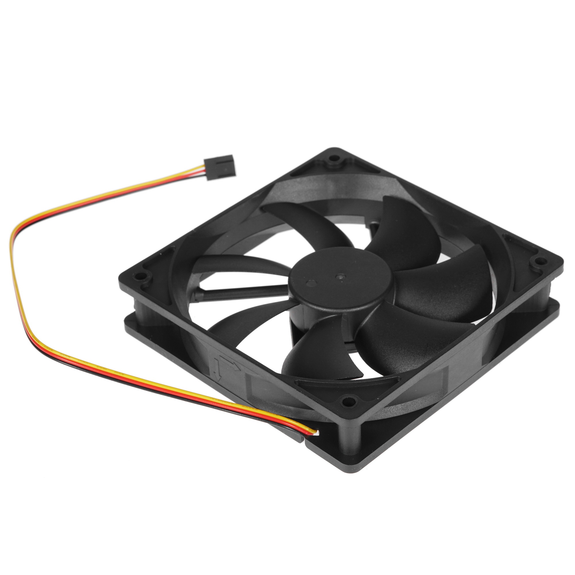 Вентилятор Gembird 120x120x25, гидрод., тихий, 3 pin/4pin Molex, провод 30 см (S12025H-3P4M)