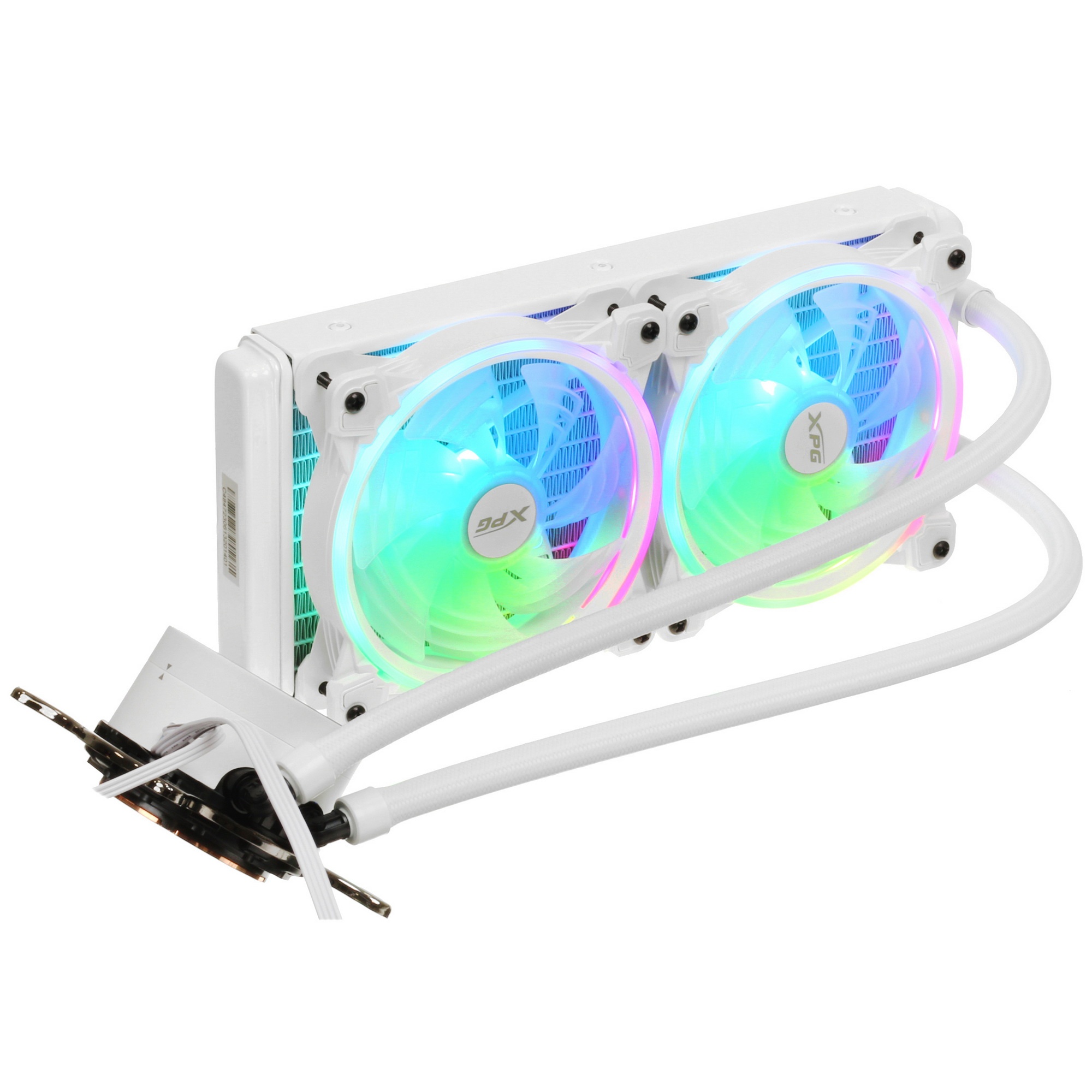 Жидкостная система охлаждения XPG Levante X 240, белый 120мм алюминий+медь 2000rpm 18.17db 4-pin 250